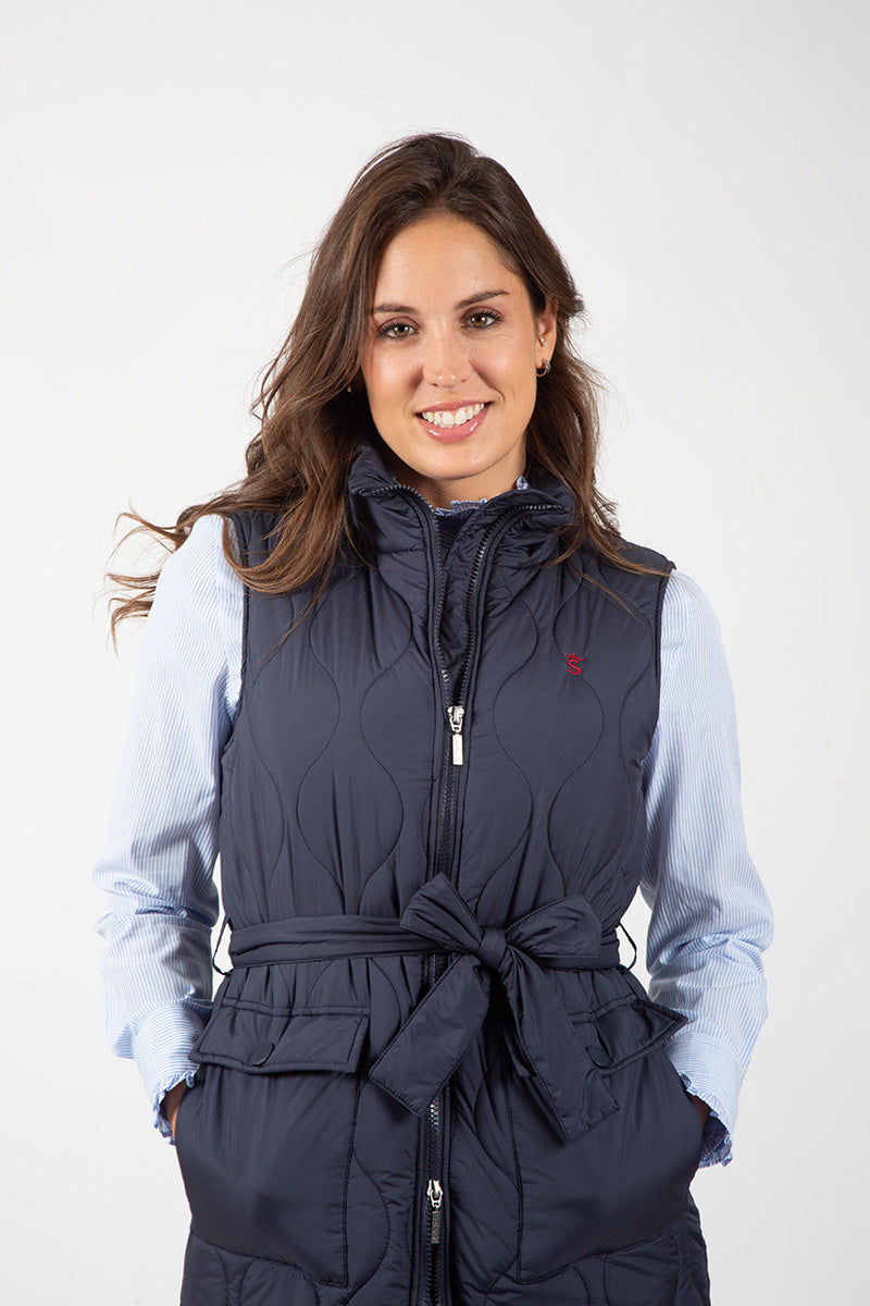 Gilet bleu marine