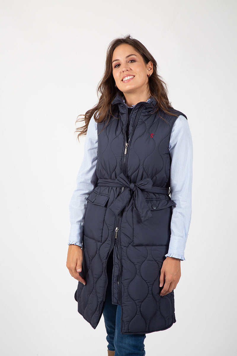 Gilet bleu marine