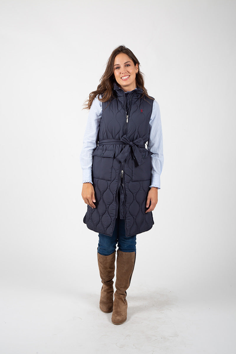 Gilet bleu marine