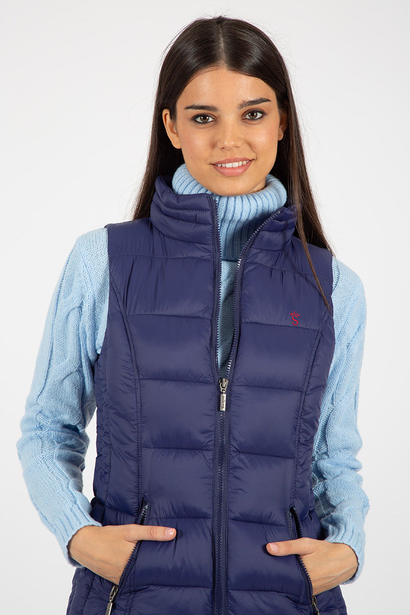 Gilet bleu marine