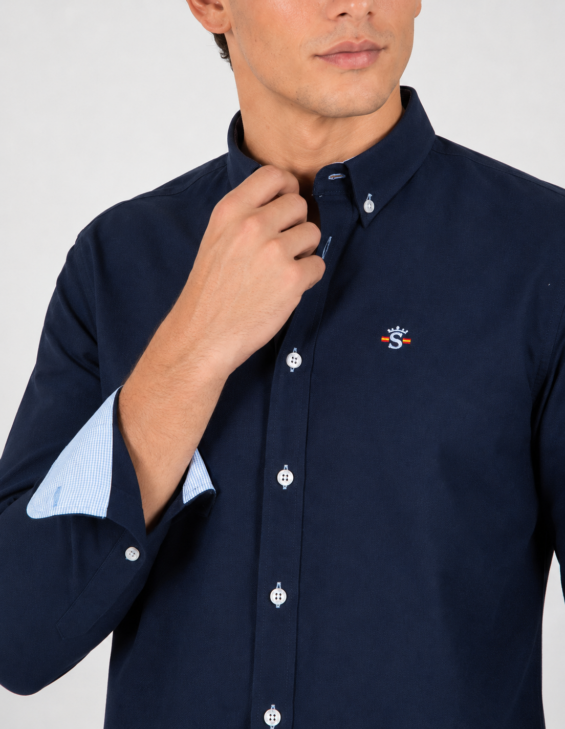 Camisa oxford Marino