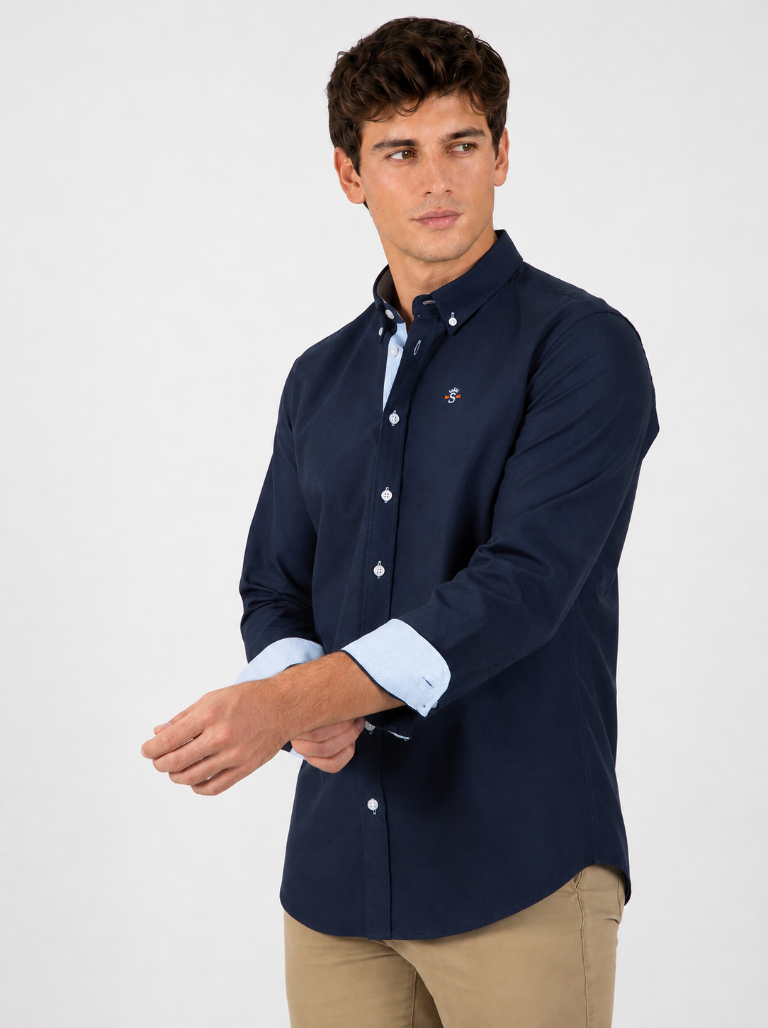 Camisa oxford Marino