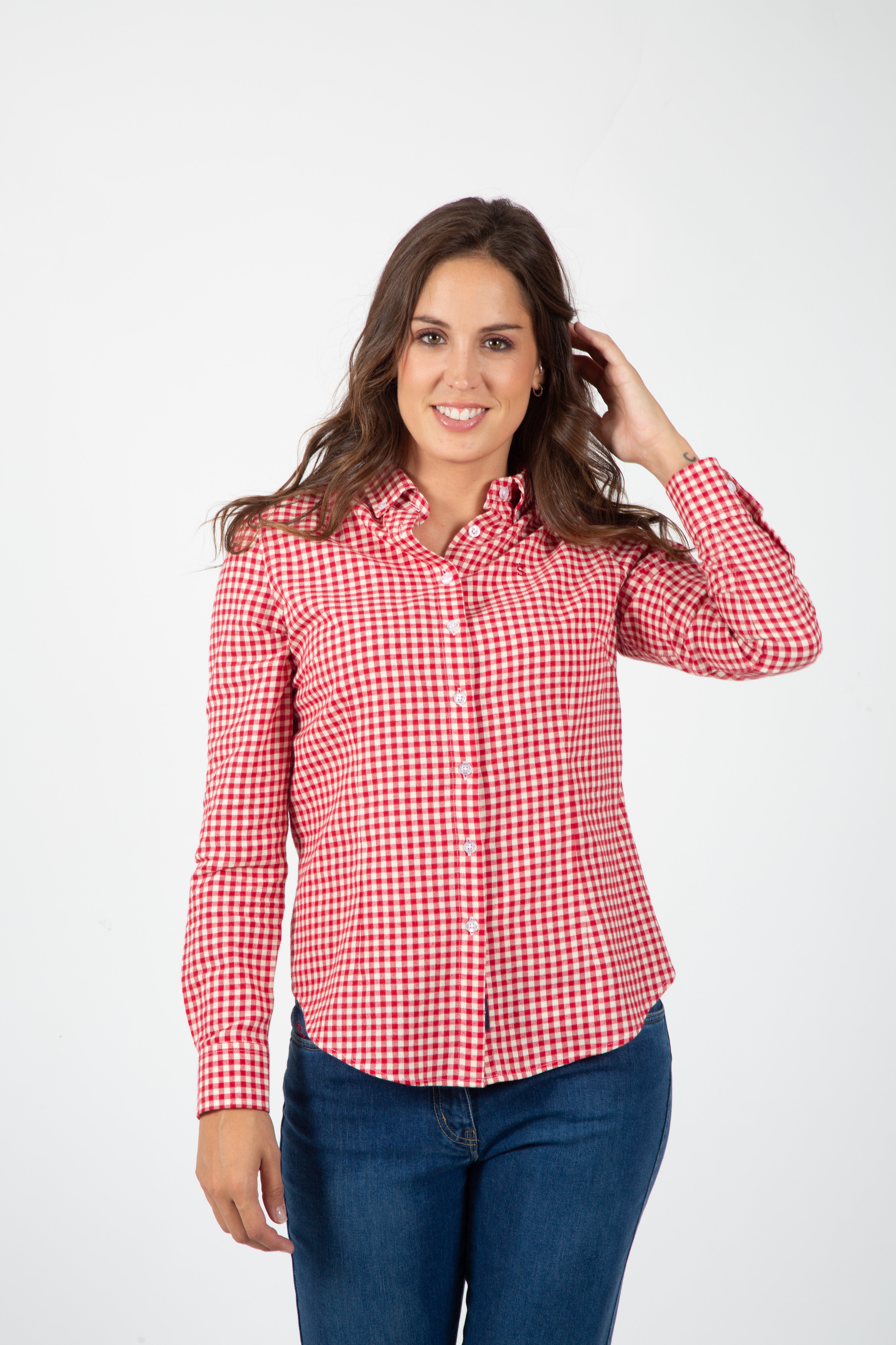 Camisa Cuadros Rojo