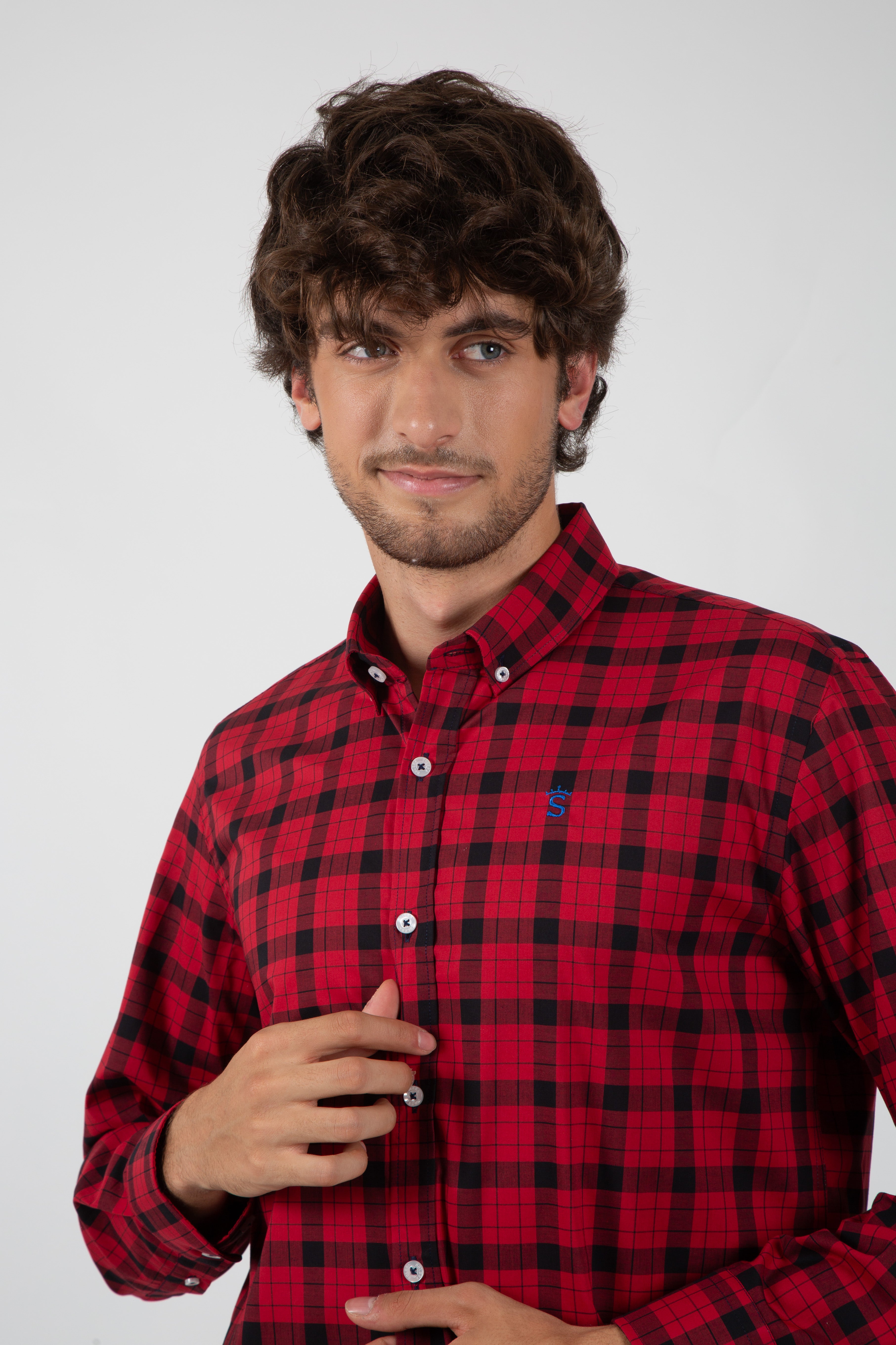 Camisa Cuadros Rojo