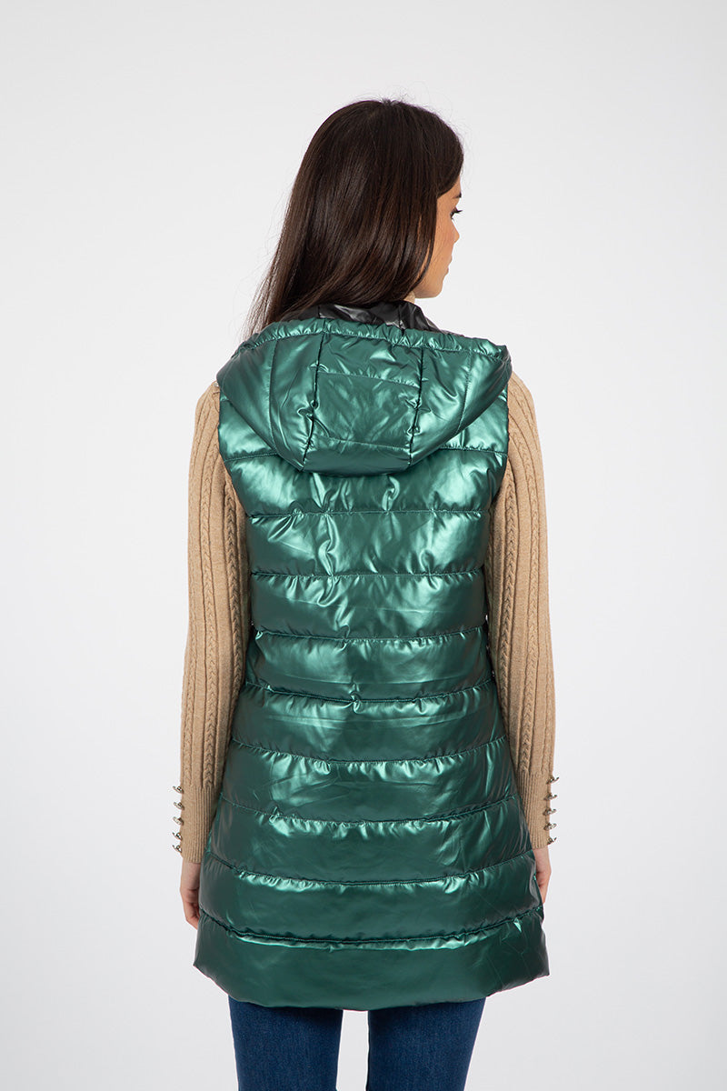 Metallic Green Vest