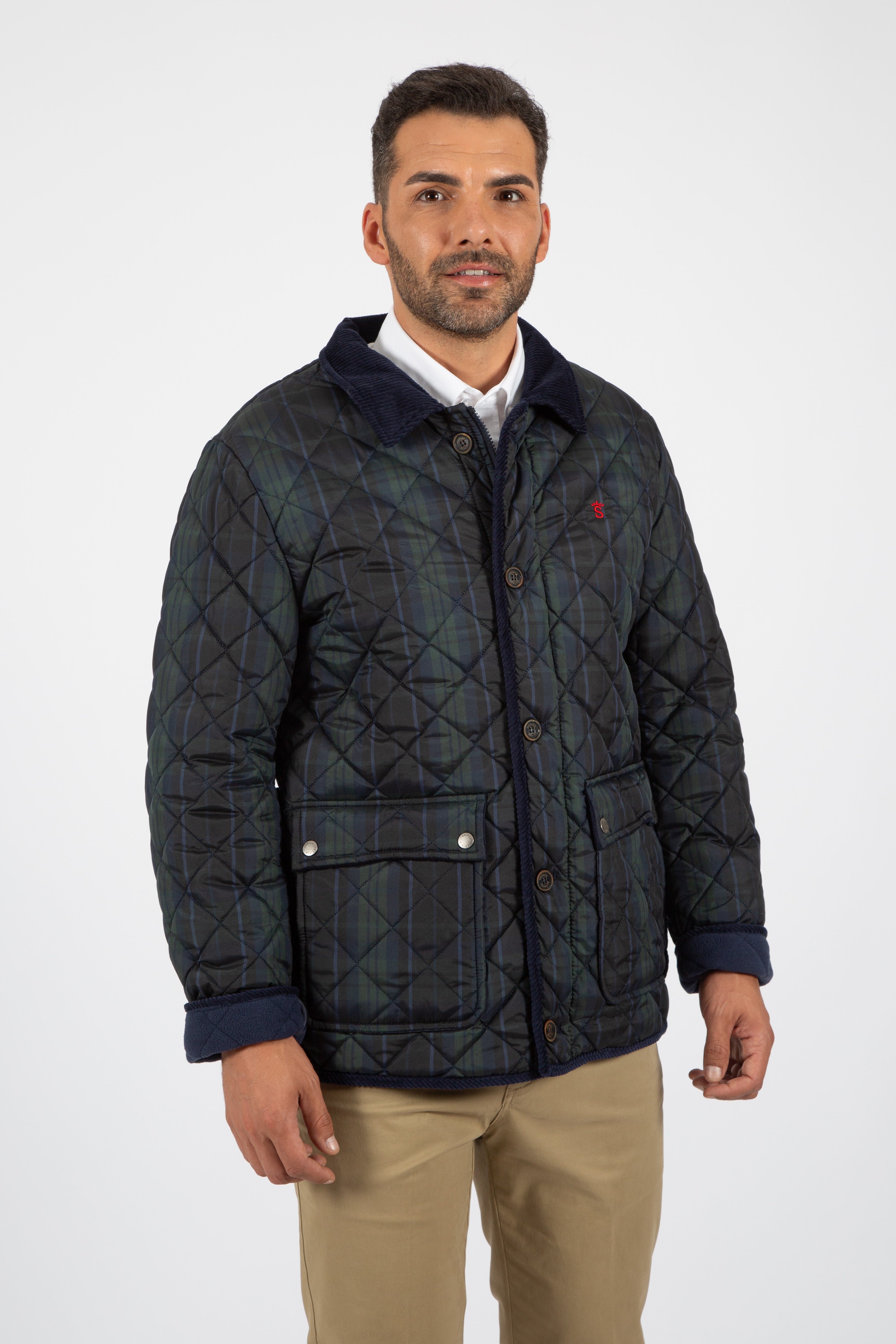 Parka huskey xadrez