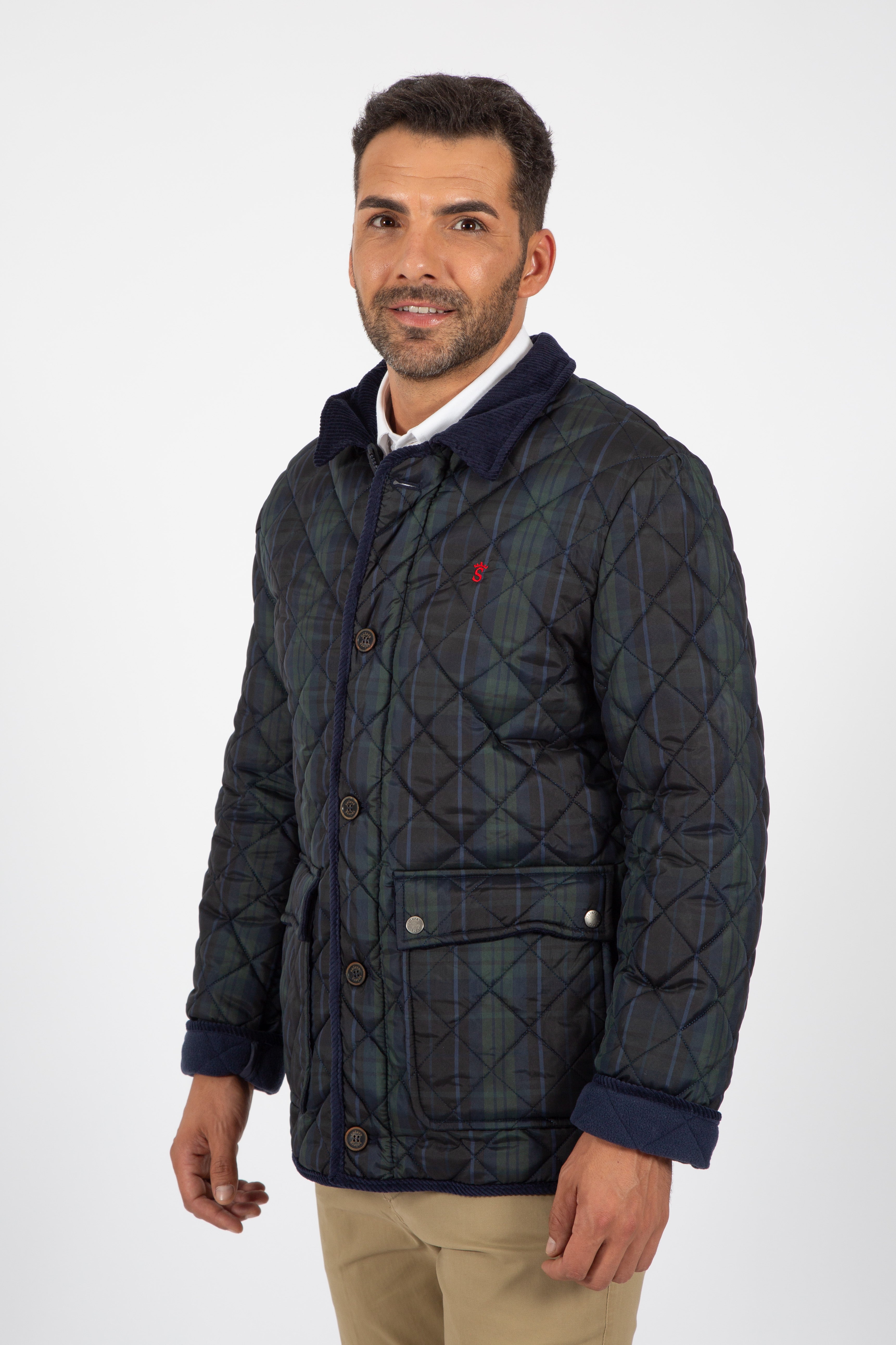 Parka huskey xadrez