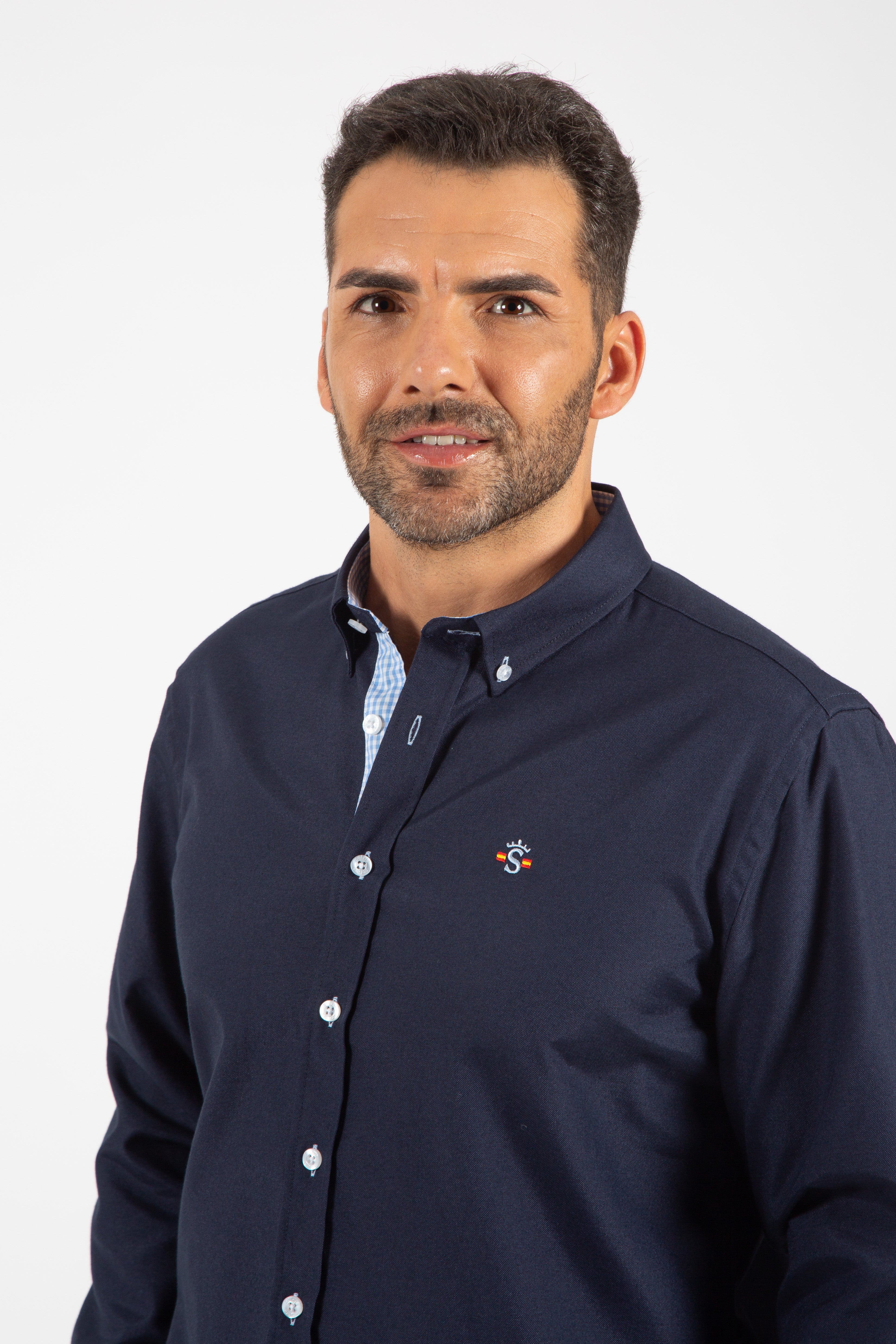 Camisa Oxford Marinha