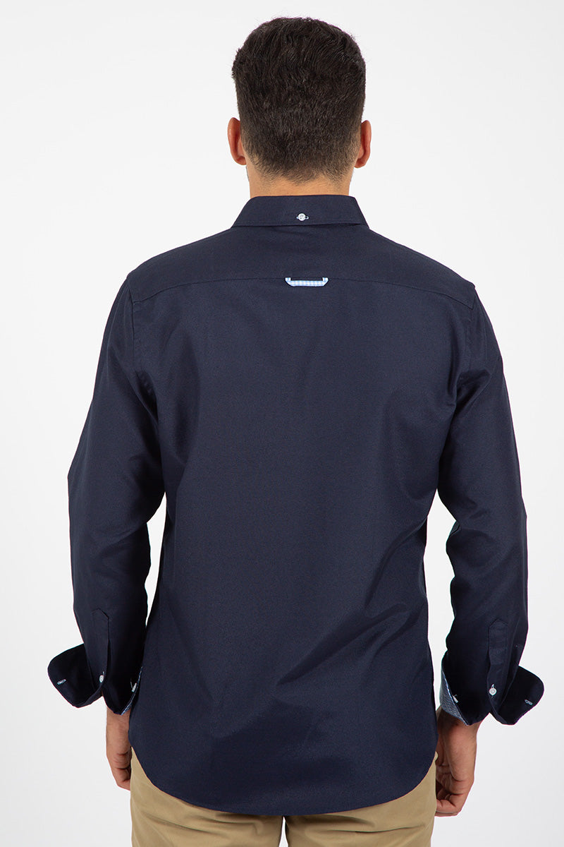Camisa Oxford Marinha