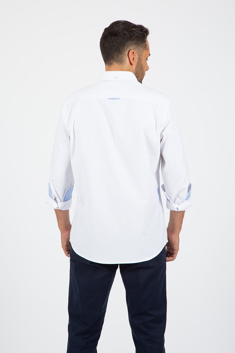 Camisa oxford Blanco