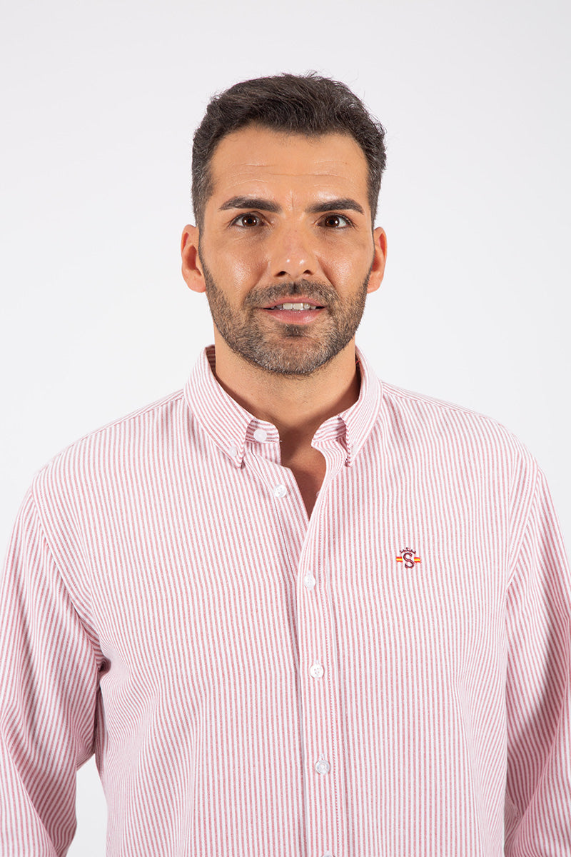 Maroon Oxford Shirt