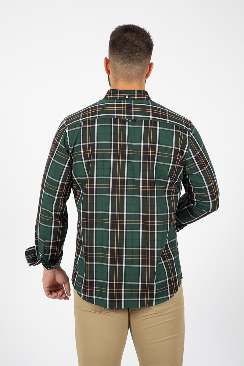 Green Brown Shirt