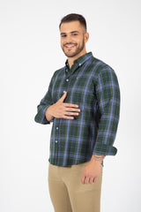 Camisa Verde Azul