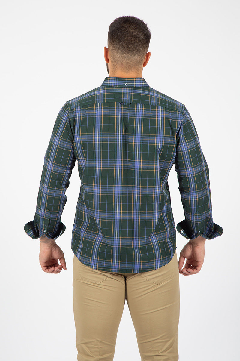 Camisa Verde Azul