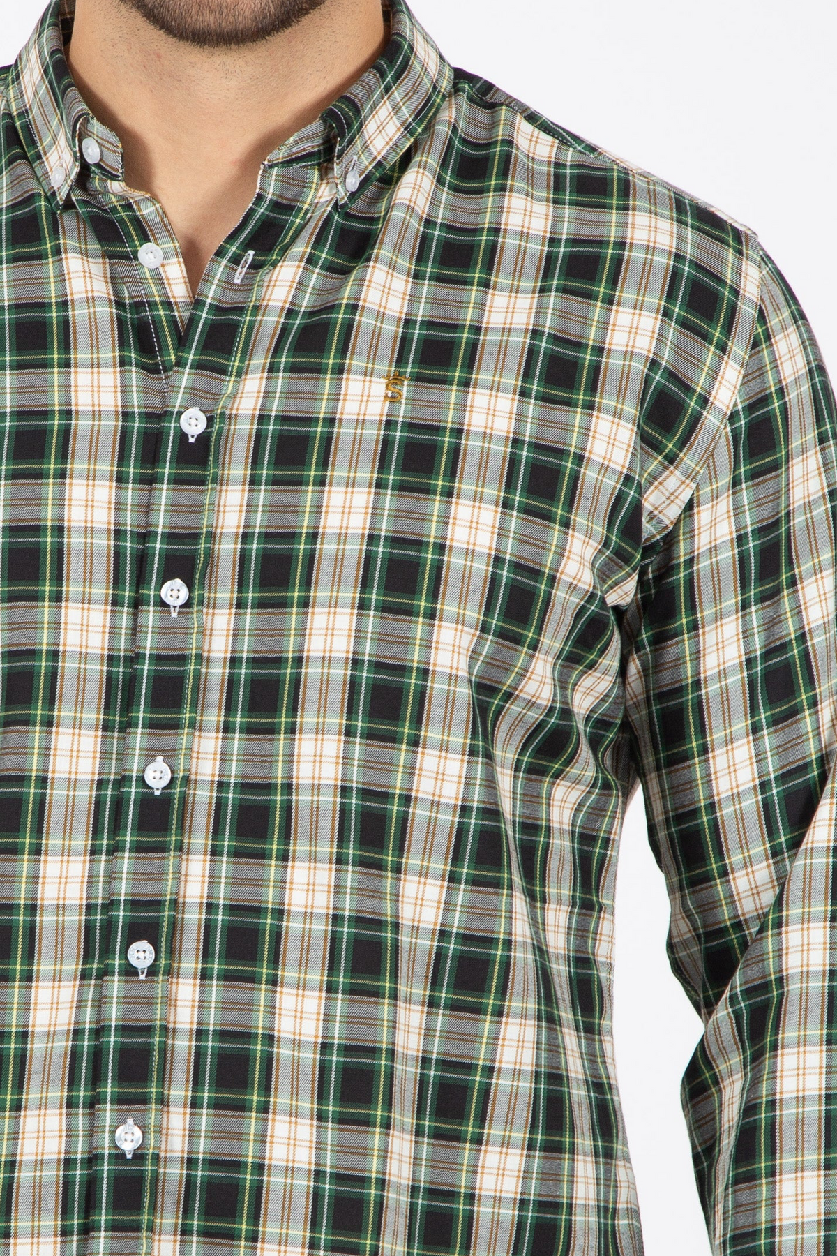 Camisa Verde Botella.