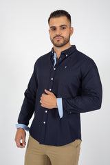 Camisa oxford Marino