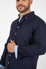 Camisa oxford Marino