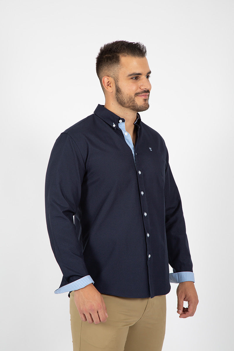 Camisa oxford Marino