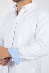 Camisa oxford Blanco