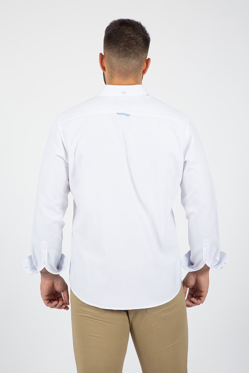 Camisa oxford Blanco