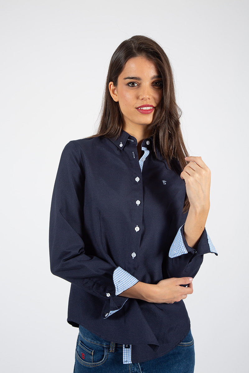 Camisa classic marino