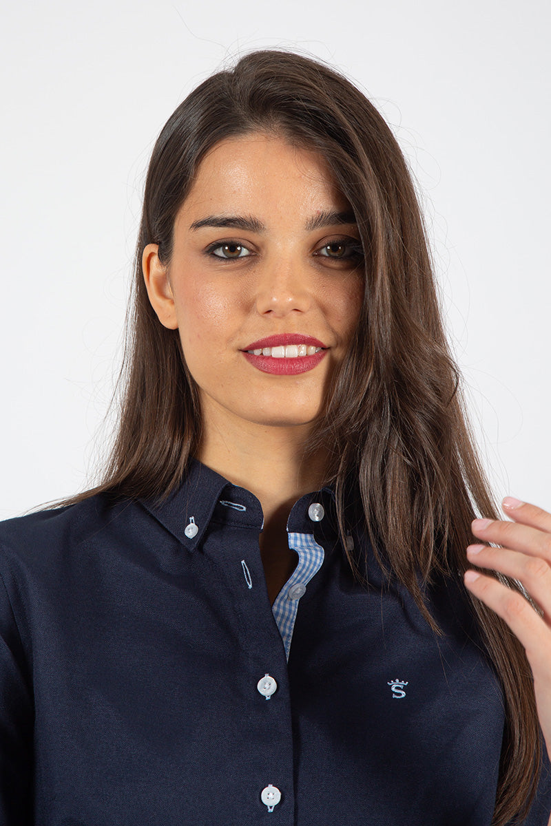 Camisa classic marino