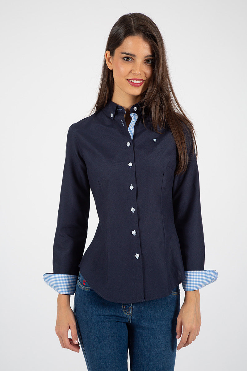 Camisa classic marino