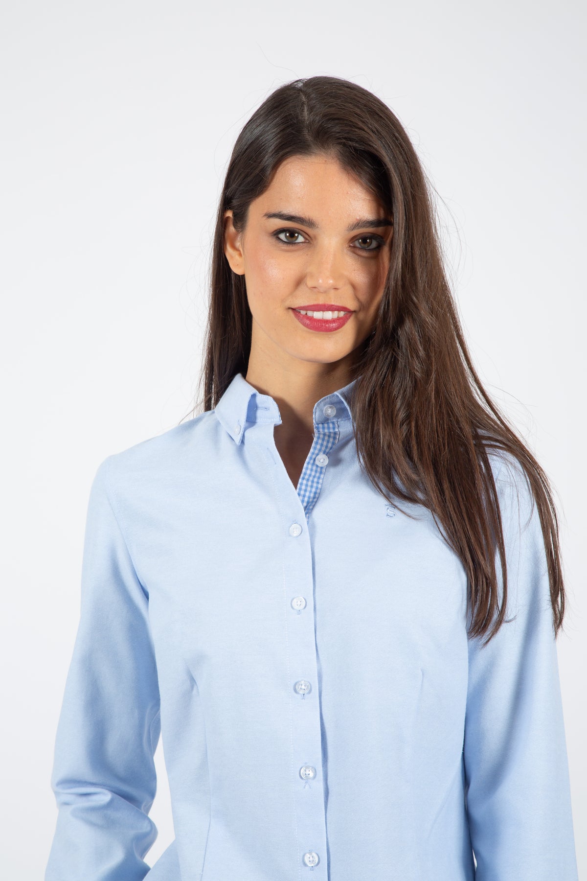 Camisa classic celeste