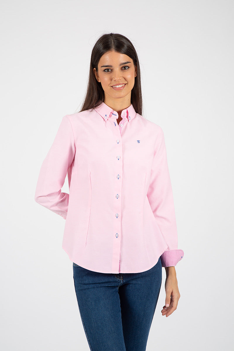 Camisa classic Rosa