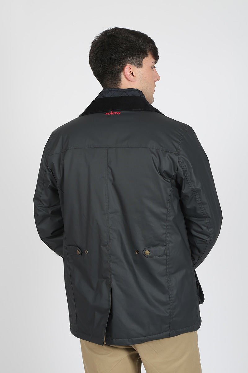 Parka Hunter Tipo Encerada Marino