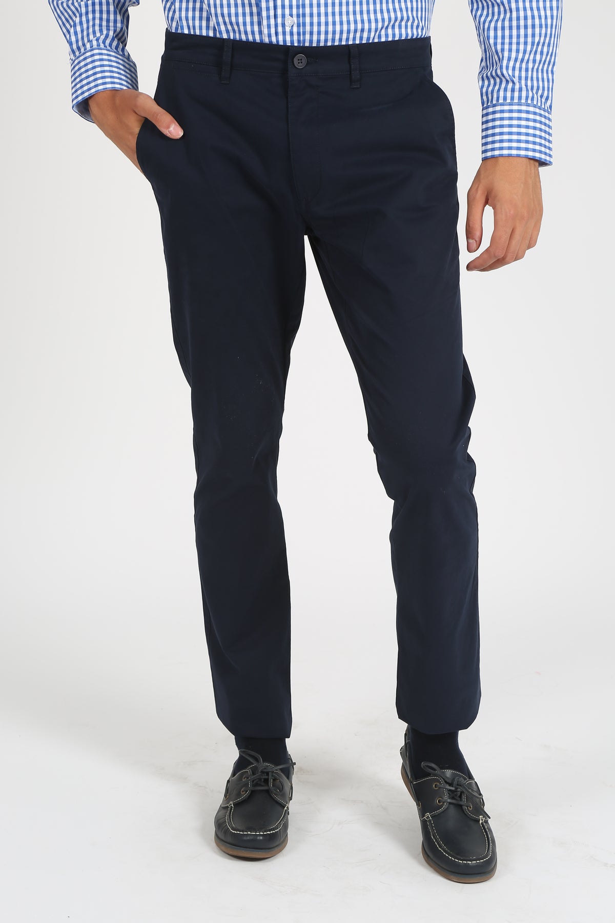 Pantalon chino marino