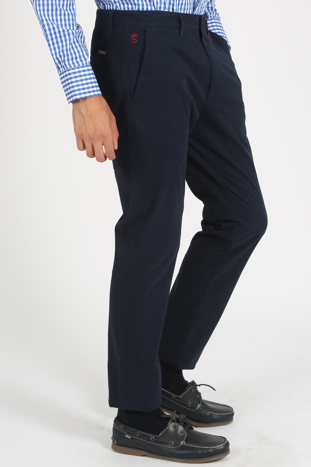 Pantalon chino marino