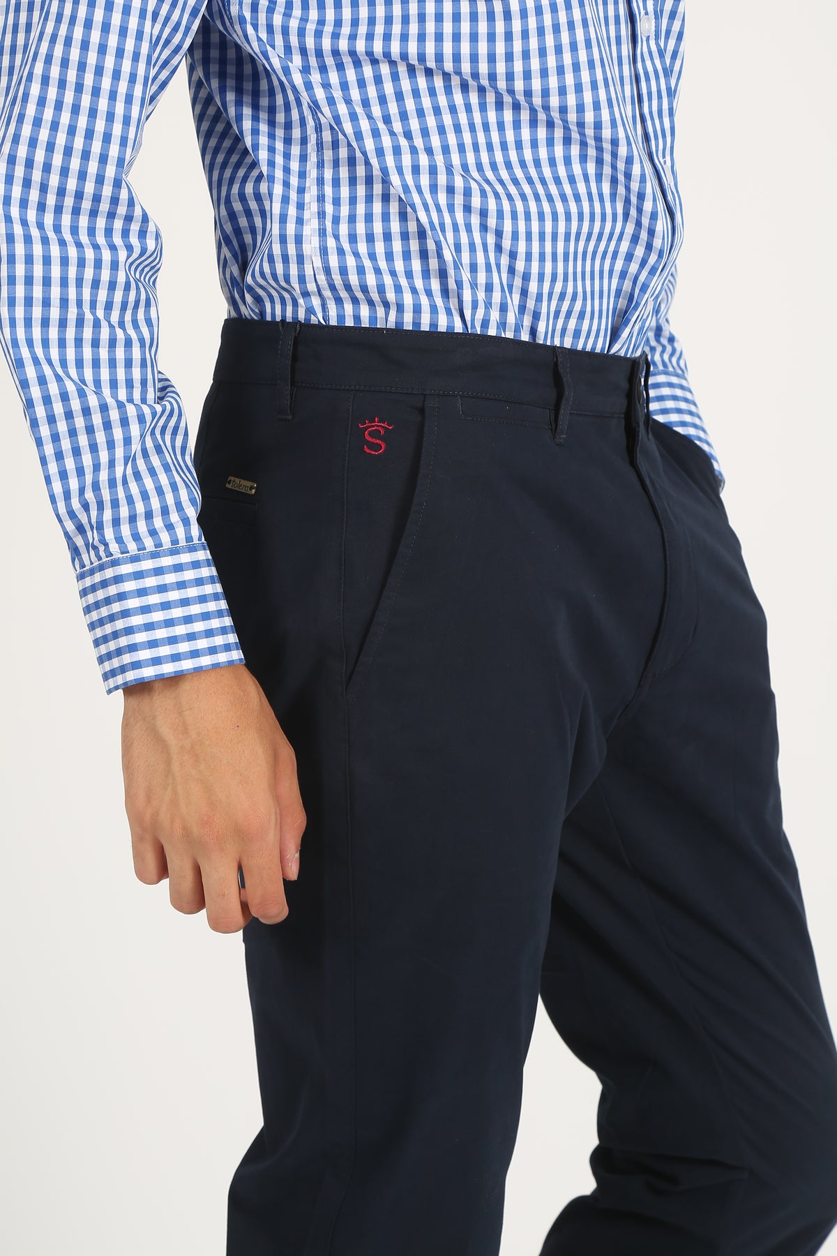 Pantalon chino marino