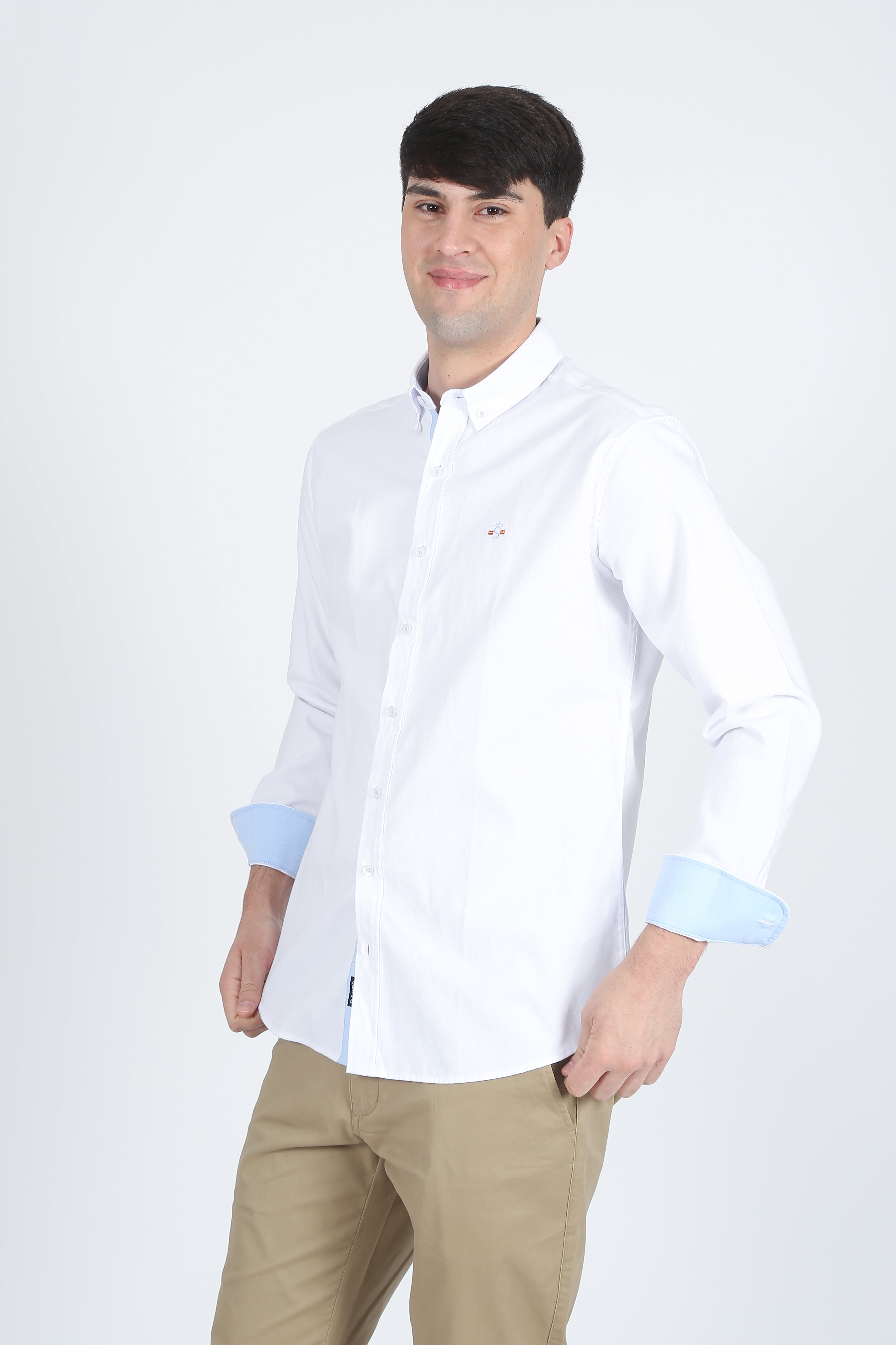 Camisa oxford blanco