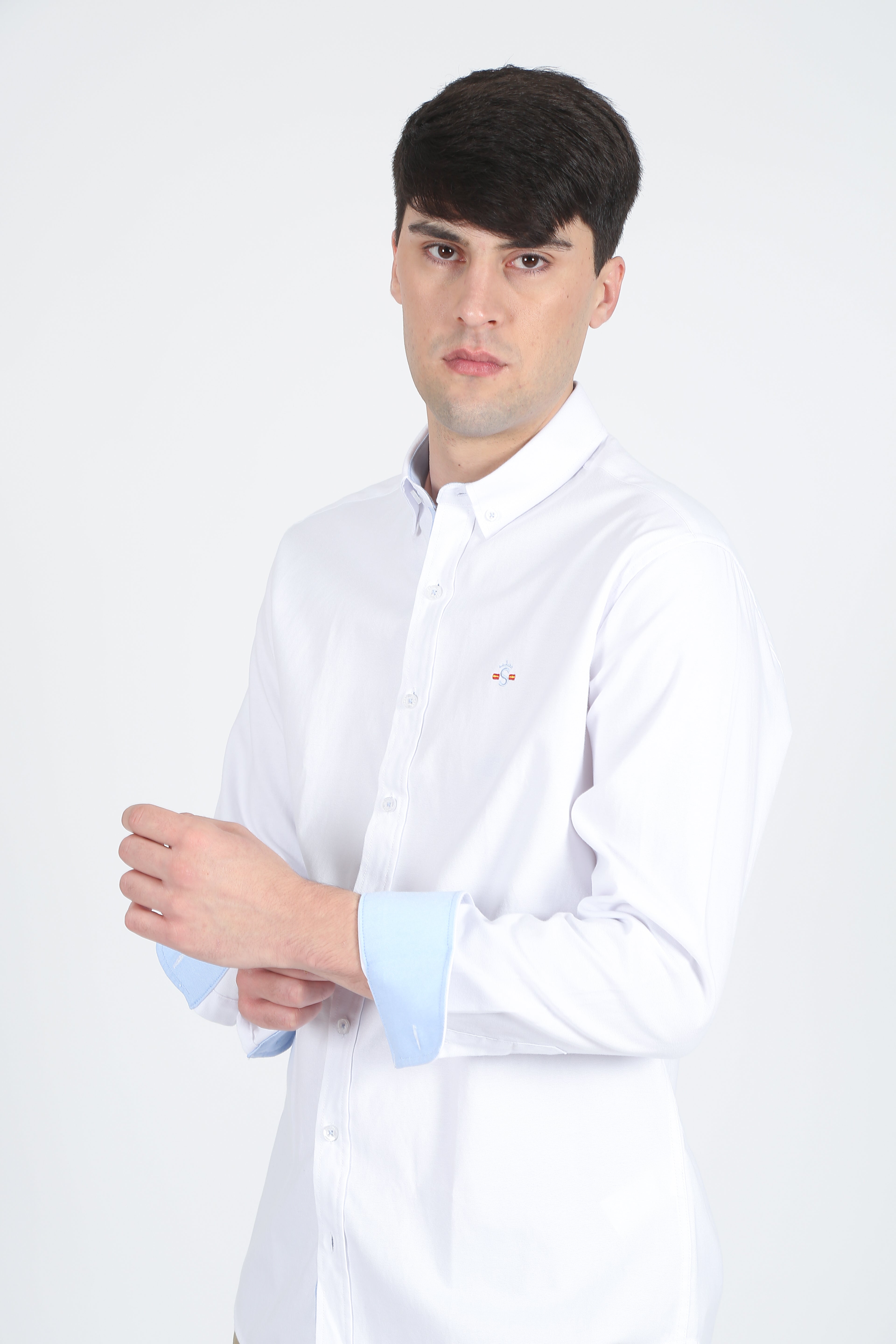 Camisa oxford blanco