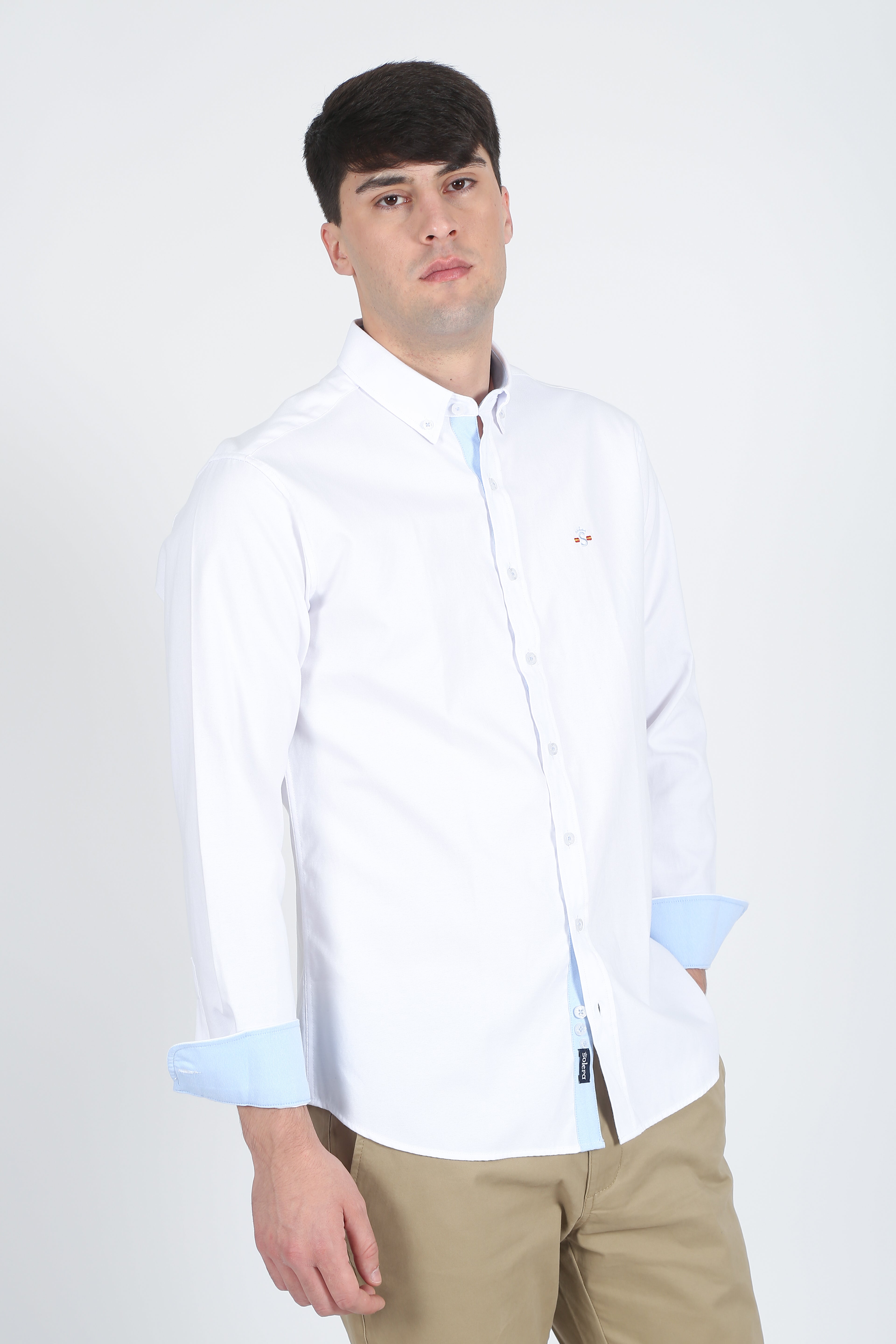 Camisa oxford blanco