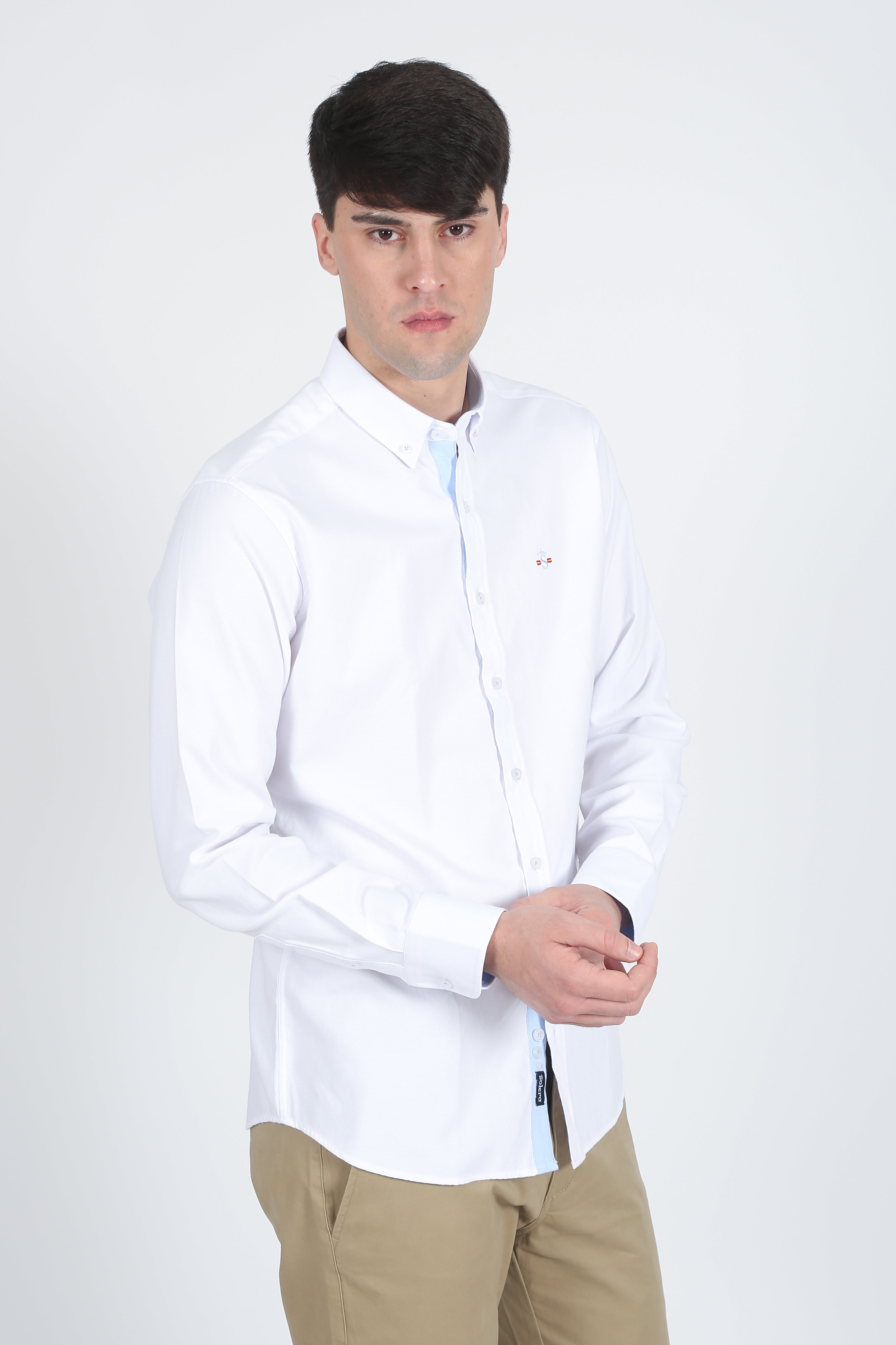Camisa oxford blanco