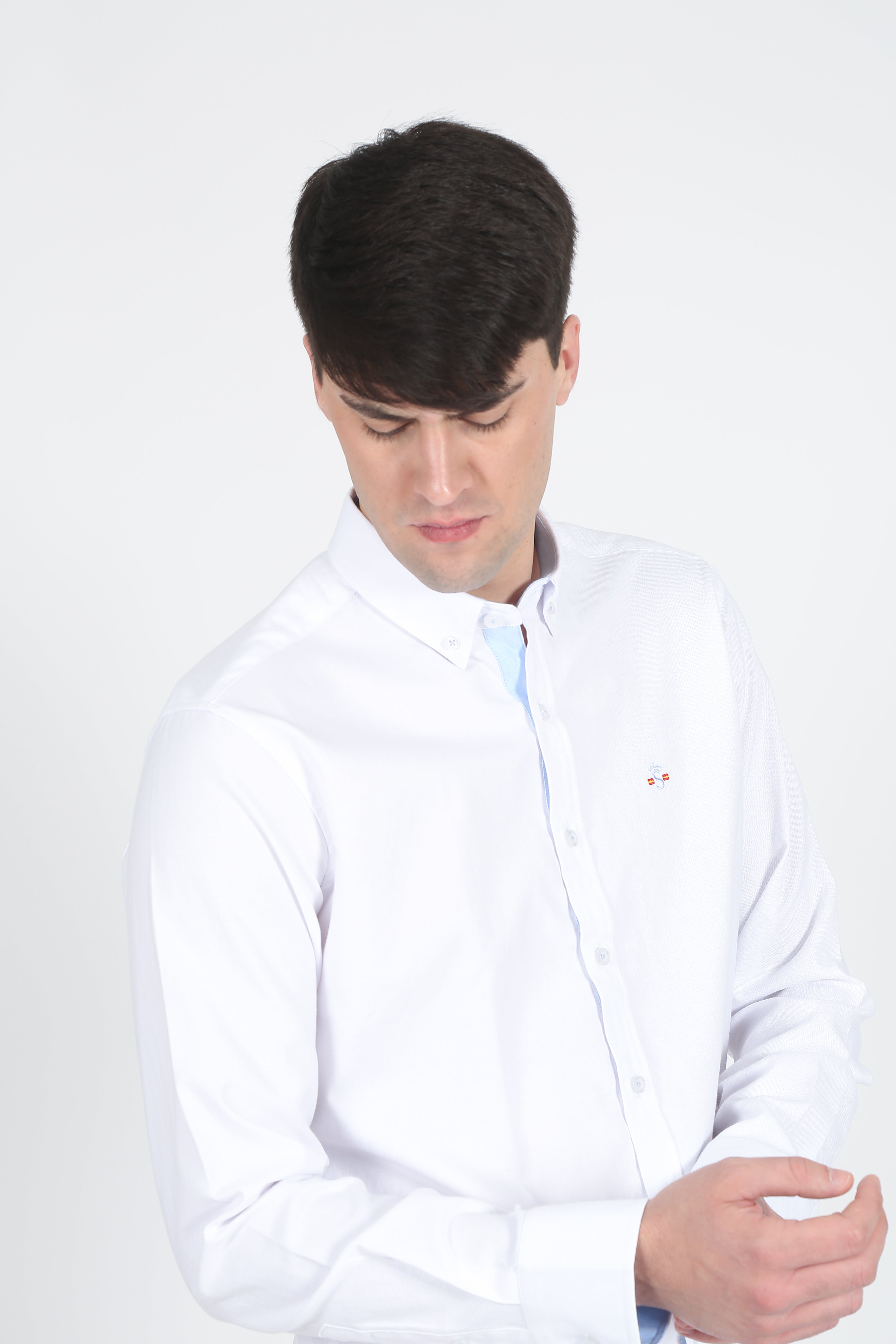 Camisa oxford blanco