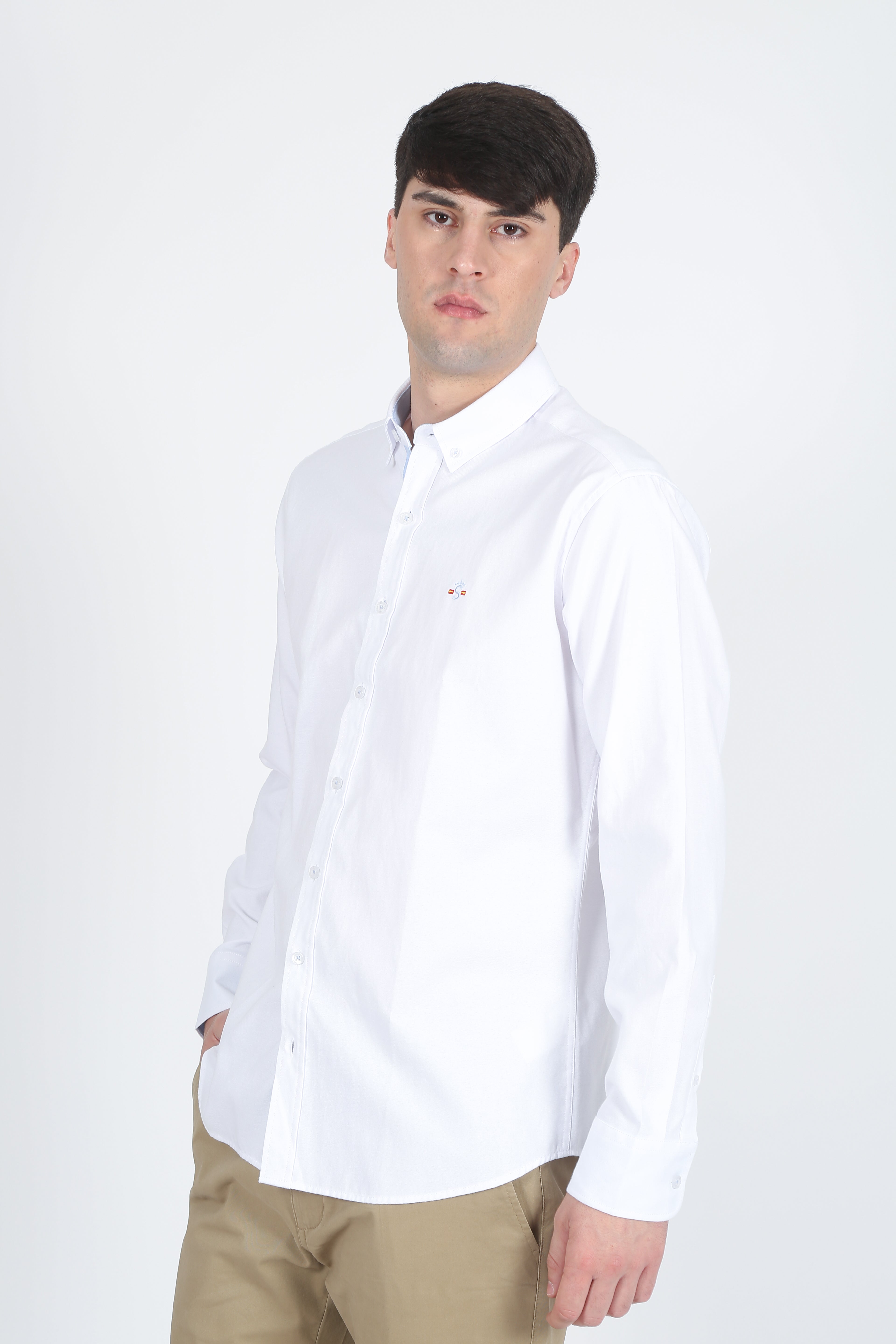 Camisa oxford blanco