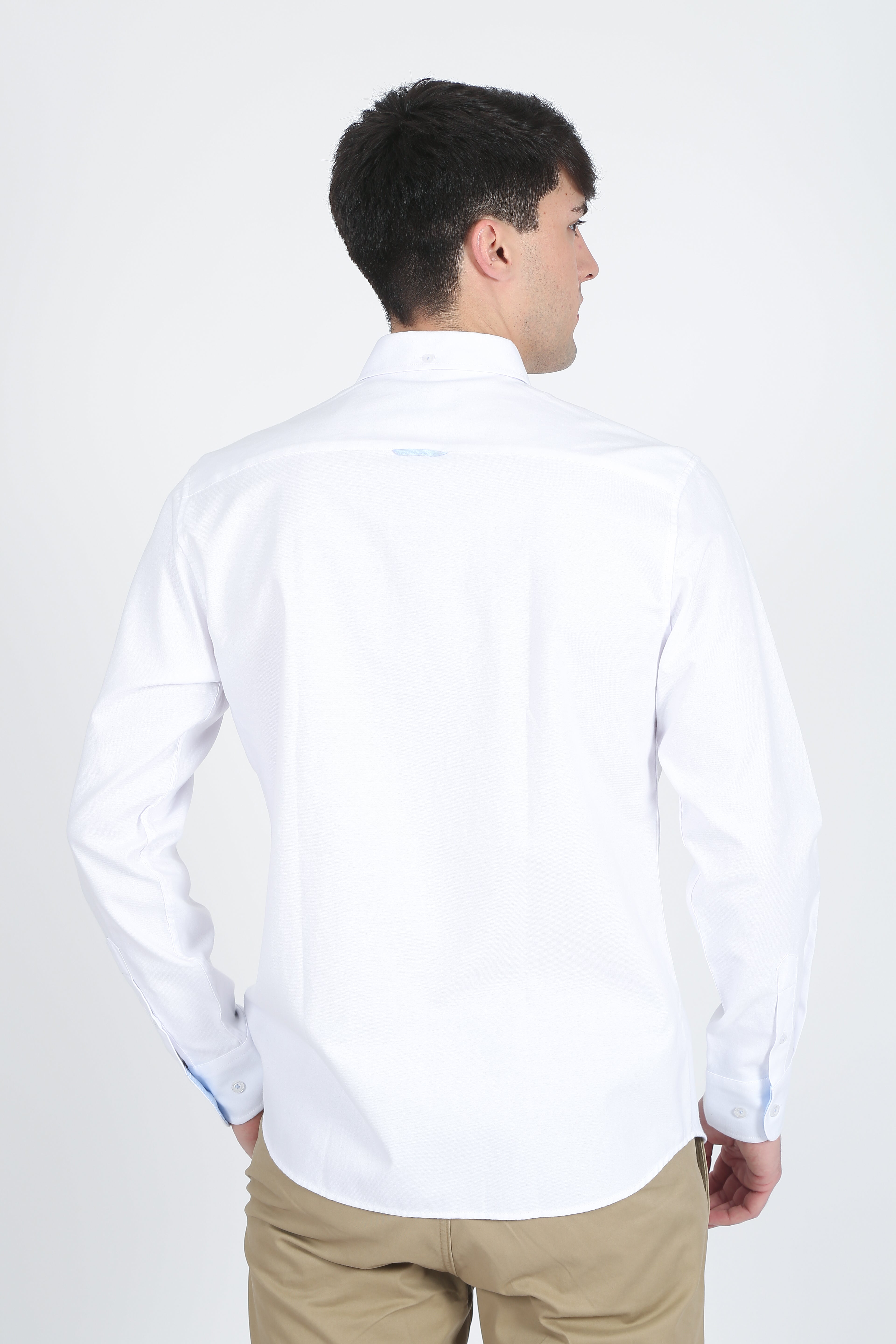 Camisa oxford blanco