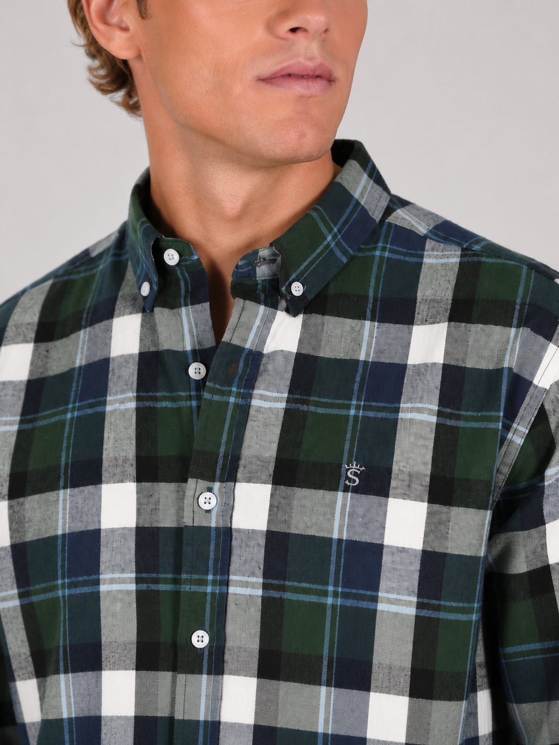 Camisa Verde Botella