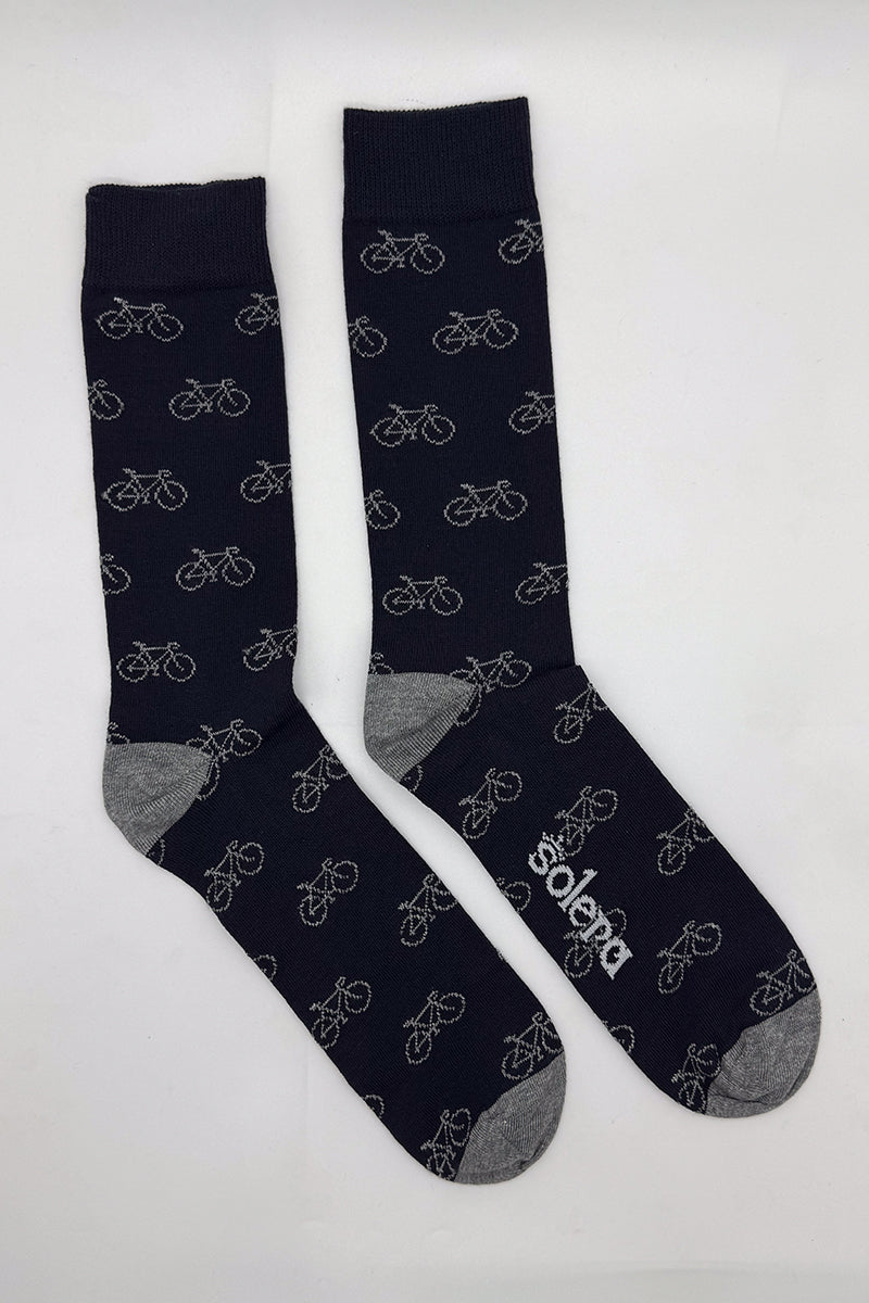 Calcetines Marino Bicicleta