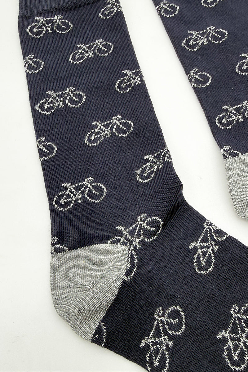 Calcetines Marino Bicicleta