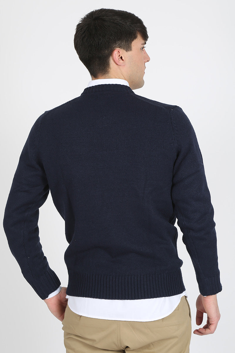 Jersey Marino Cuello Pico