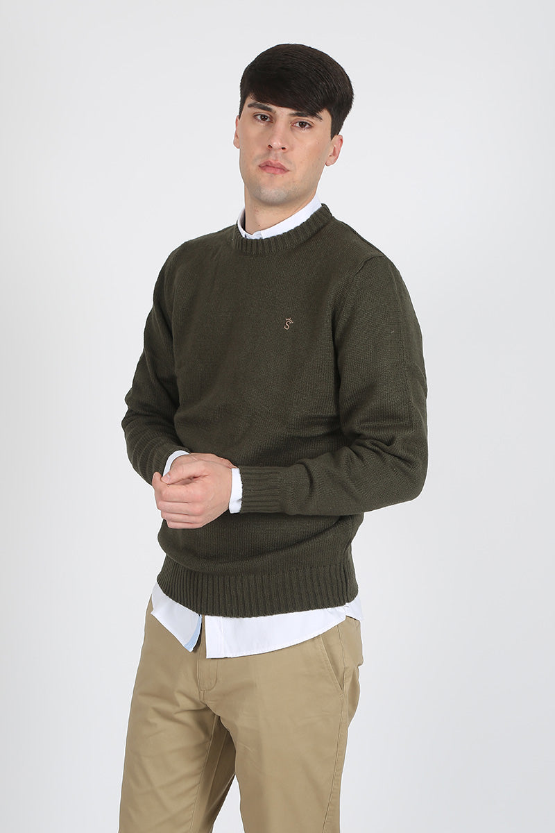 Jersey Kaki Cuello Redondo