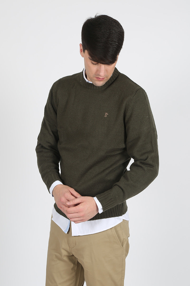 Jersey Kaki Cuello Redondo