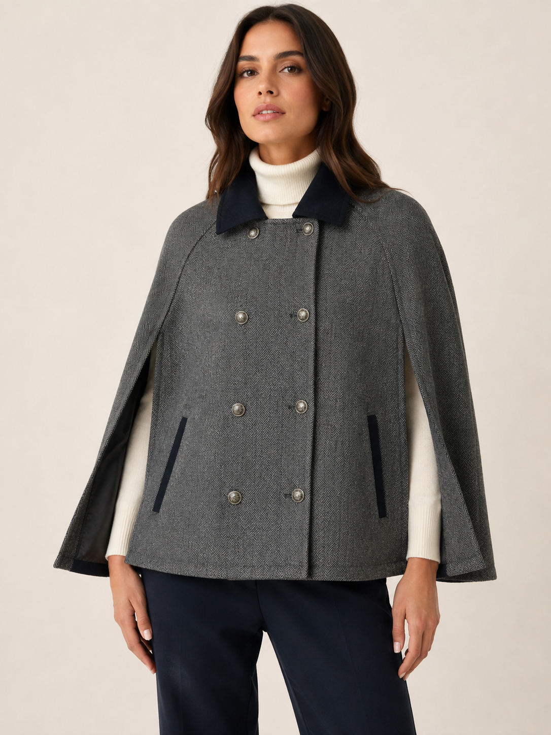 Capa Gris Espiga Marino