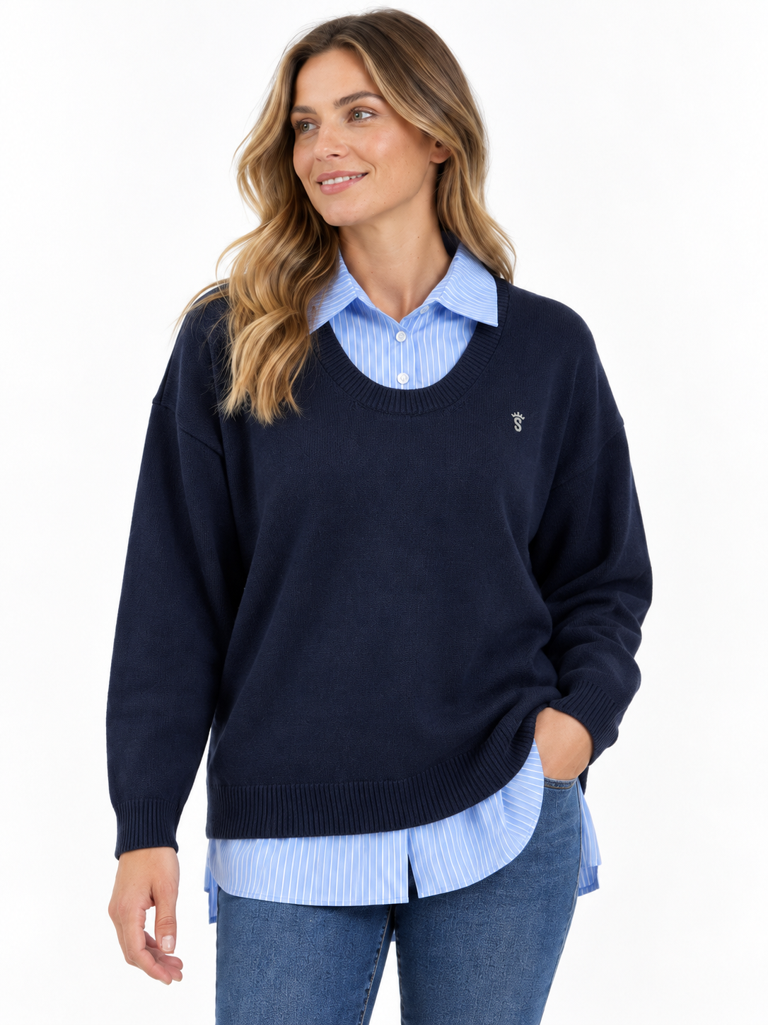 Jersey Blusa Marino