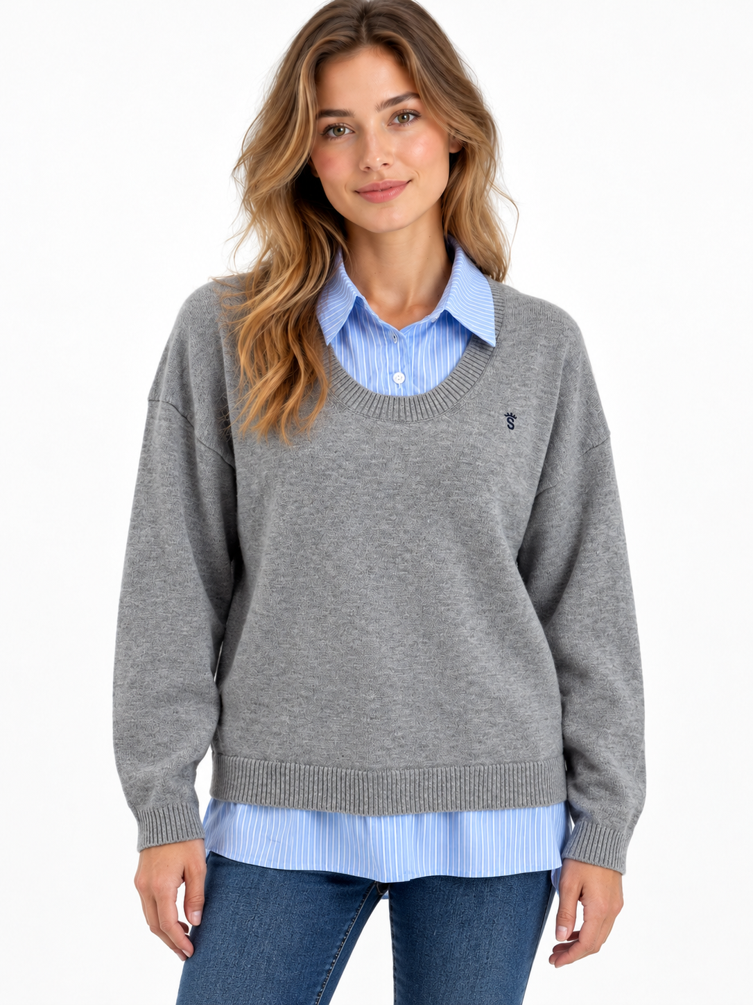 Jersey Blusa Gris