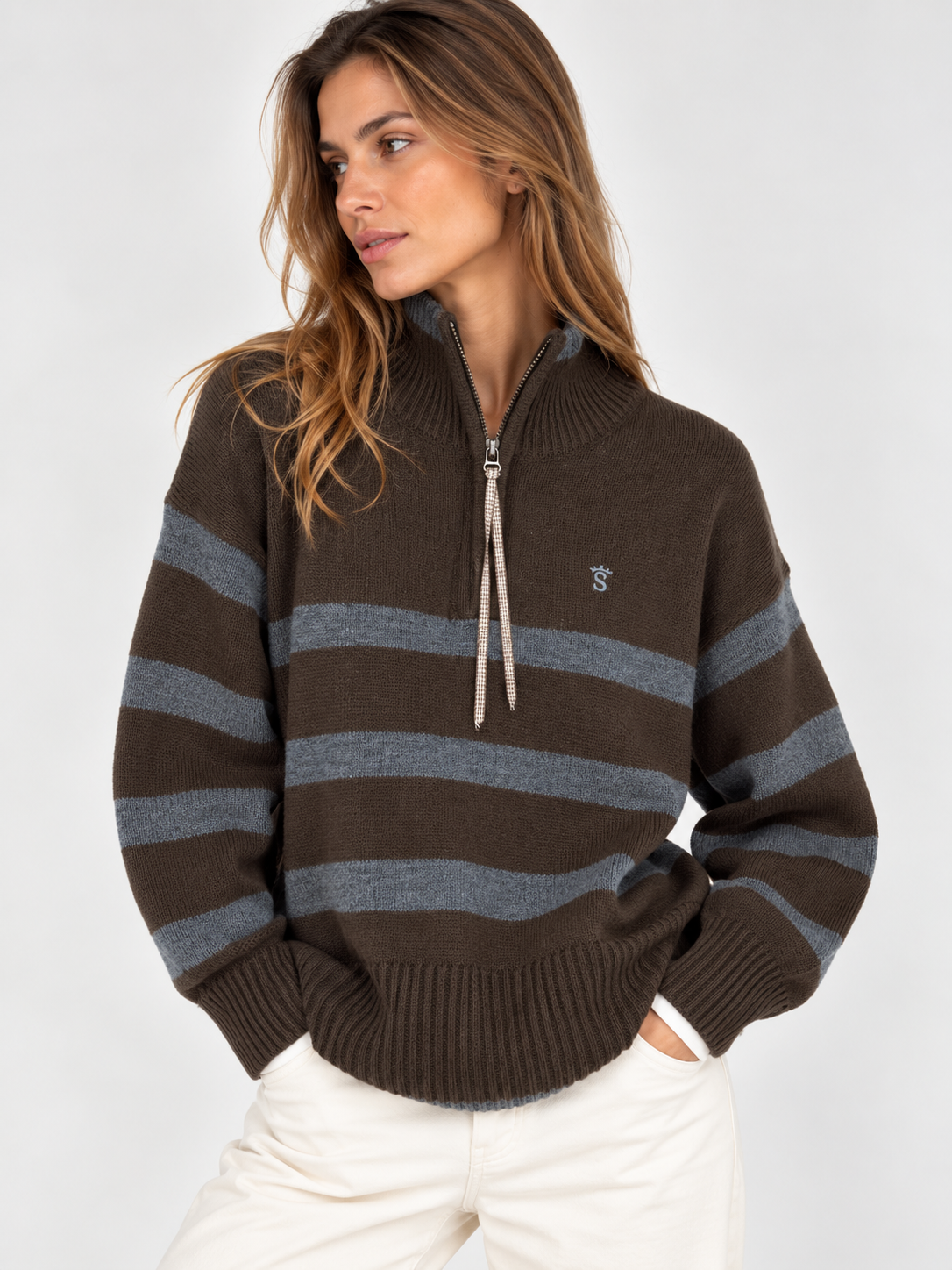 Jersey Rayas Marrón